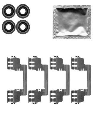 HELLA PAGID Tarvikesarja, jarrupala 8DZ 355 204-761